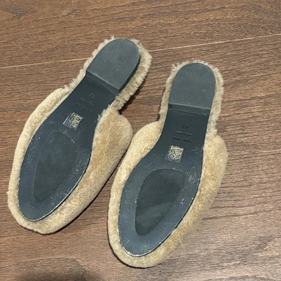 Annie Bing Shearling Mules Size 41/11 - Picture 5 of 6